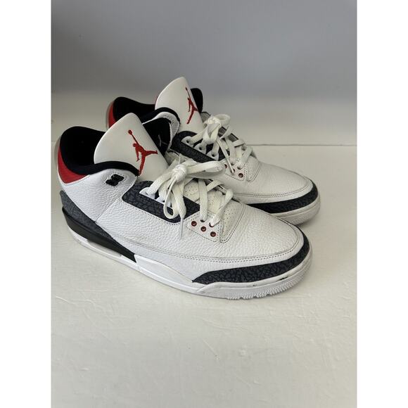 Jordan 3 Retro Denim SE Fire Red 2020 SZ 12